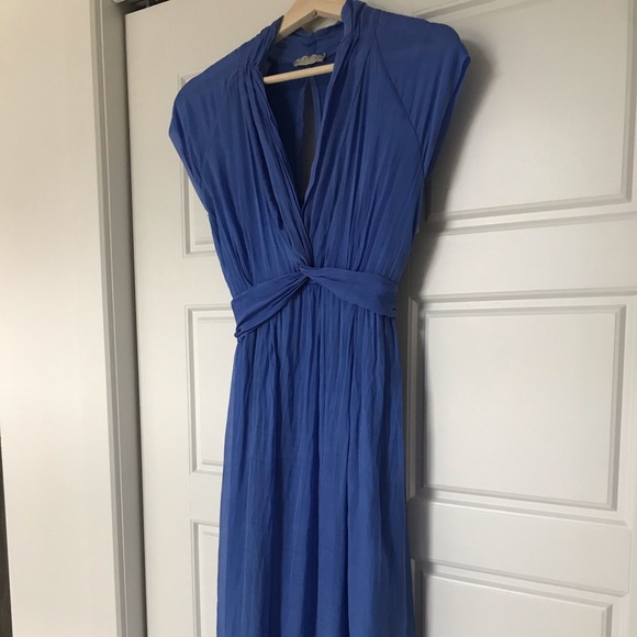 Beautiful Blue Country Style Summer Dress - Picture 4 of 6